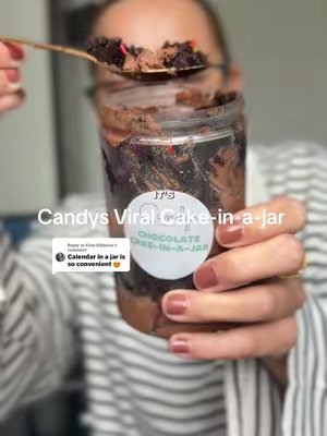 TikTok post by @justholl for Candy's Cupcakes. Caption reads: Replying to @Elise Gibbons 🤤 🍫 @Candy’s Cupcakes....