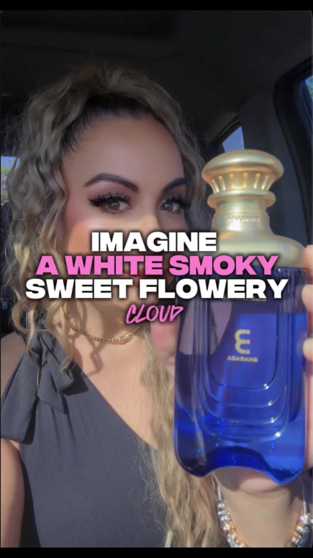 TikTok post by @theefragrancequeen for Bharara Beauty. Caption reads: [...] to be a target for compliments!💣🔥@Bharara....