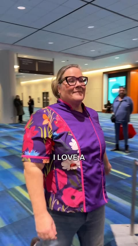 Instagram post by @andreabuckettcooks for Get Cracking. Caption reads: #Ad I had a blast at The National Women’s show....