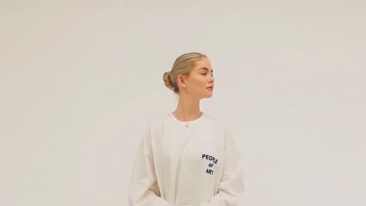 Instagram post by @peopleofartclo for MODELWERK. Caption reads: Our Academy Girls in @peopleofartclo 🤍.