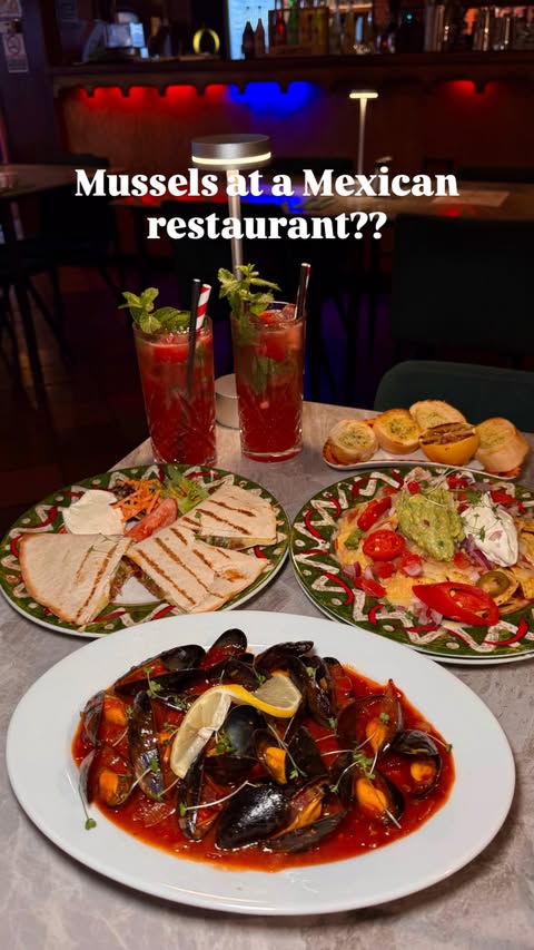 Instagram post by @jessie_foodies_london for Europe Travel. Caption reads: [AD] Mexican food… but make it unexpected 🌮🇲🇽 I....