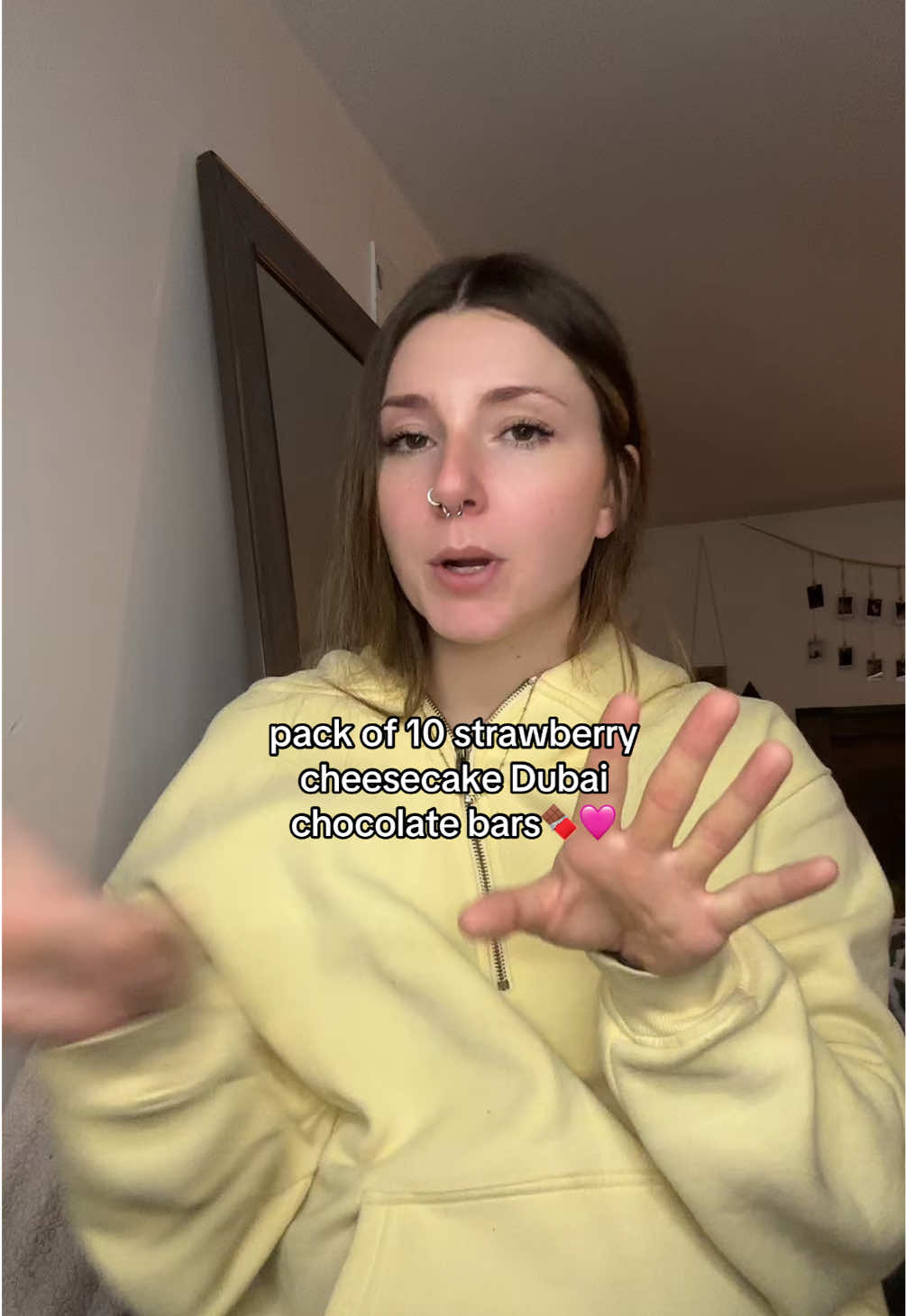 TikTok post by @reviewedbyleah for Dodo Chocolates. Caption reads: [...] #tiktokshopcreatorpicks @The Dodo Chocolates.