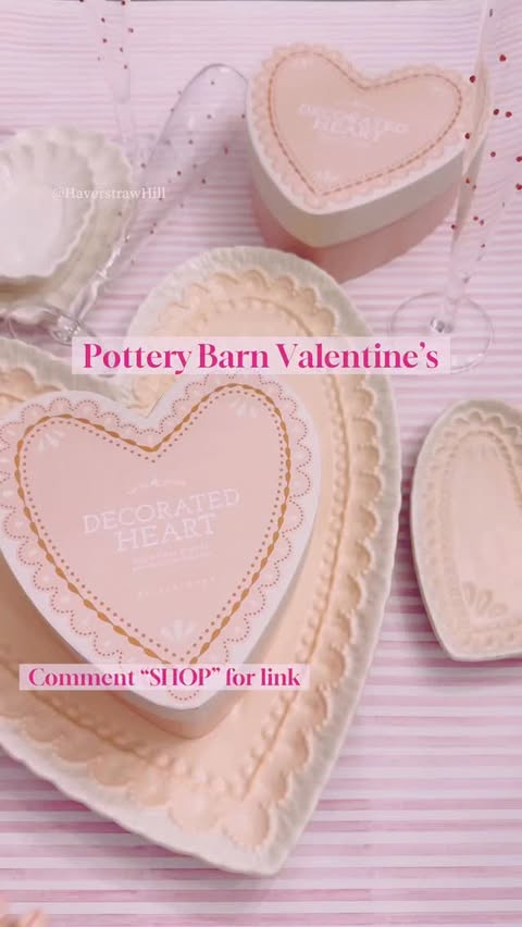 Instagram post by @haverstrawhill for Pottery Barn. Caption reads: Comment SHOP for a link to your DM’s. 
Lunch with....