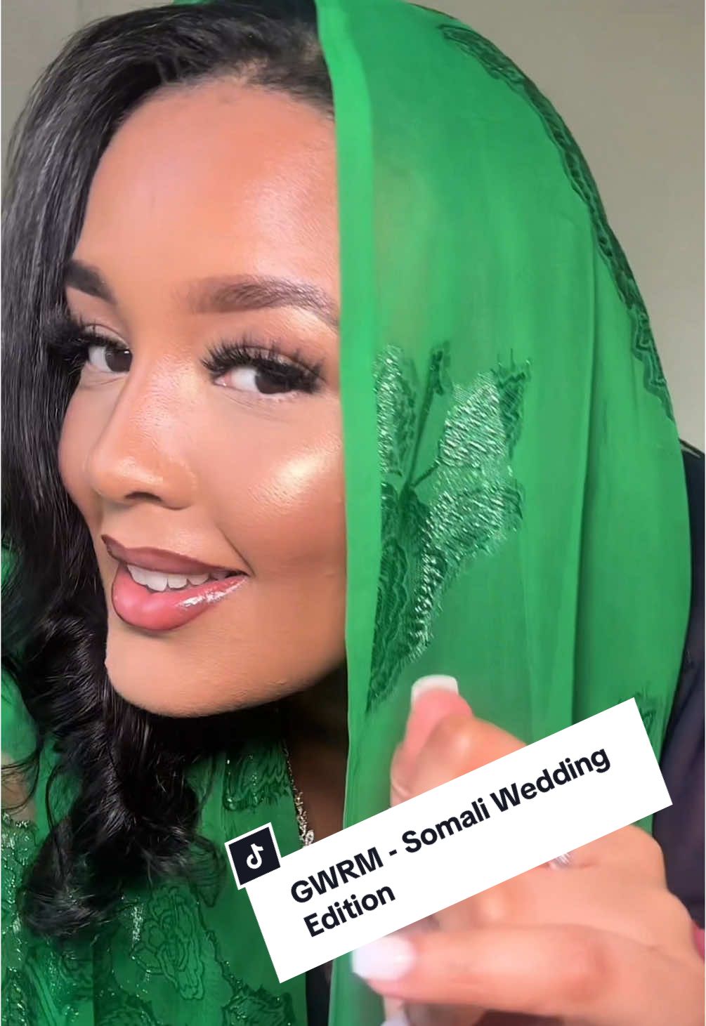 TikTok post by @asiamina__ for TATTI LASHES. Caption reads: Apologies for the gum chewing and the disorganised....