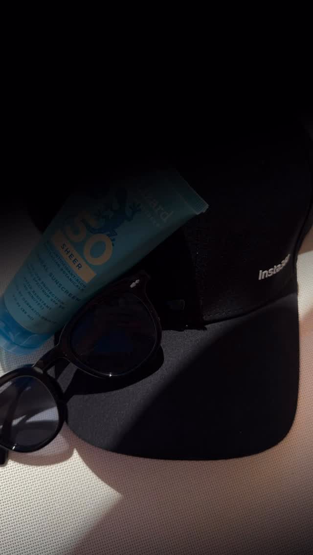 Instagram post by @alinaantman_nyc for Blue Lizard Sunscreen. Caption reads: Finally — a mineral sunscreen that protects,....