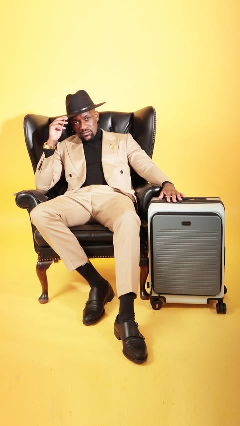 Instagram post by @mr.dasante for LEVEL8. Caption reads: Behind the scenes of this shoot reminded me why....