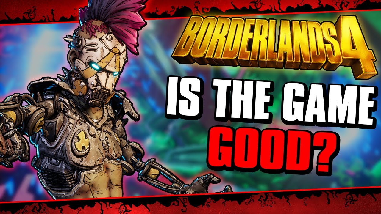 YouTube post by @Joltzdude139 for Bandcamp. Caption reads: I Played Borderlands 4 Early... Here Are My....