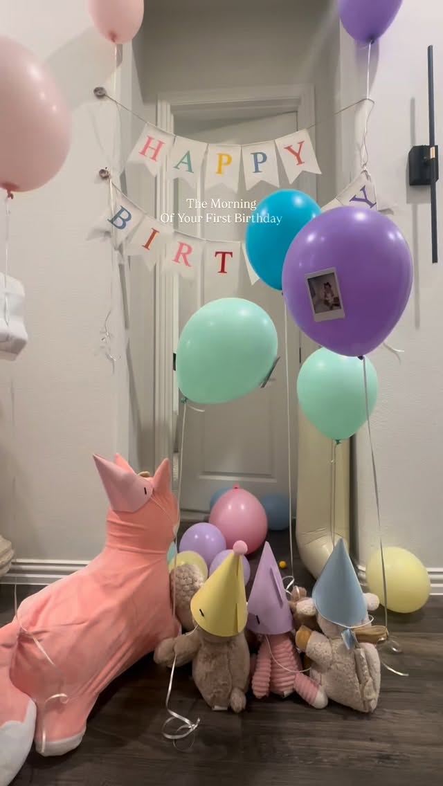 Instagram post by @mayy.cole for Graco. Caption reads: No fancy party , just celebrating a year of loving....