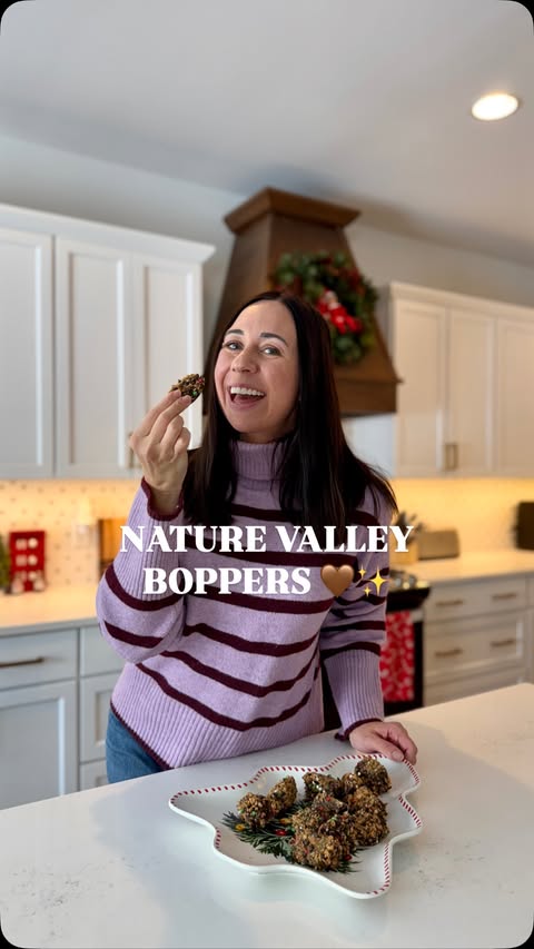 Instagram post by @takeaminutemama for Nature Valley. Caption reads: [...] and they believed every word. 😂

Nature....