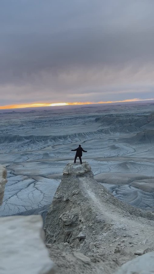 Instagram post by @salmanyusuffkhan for Visit Utah. Caption reads: You are alive .. You’re not here just to chase....