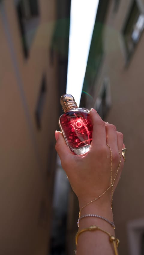 Instagram post by @ervagargar for brandsyoulove.de. Caption reads: [...] vanilla energy. ✨ @armanibeauty....