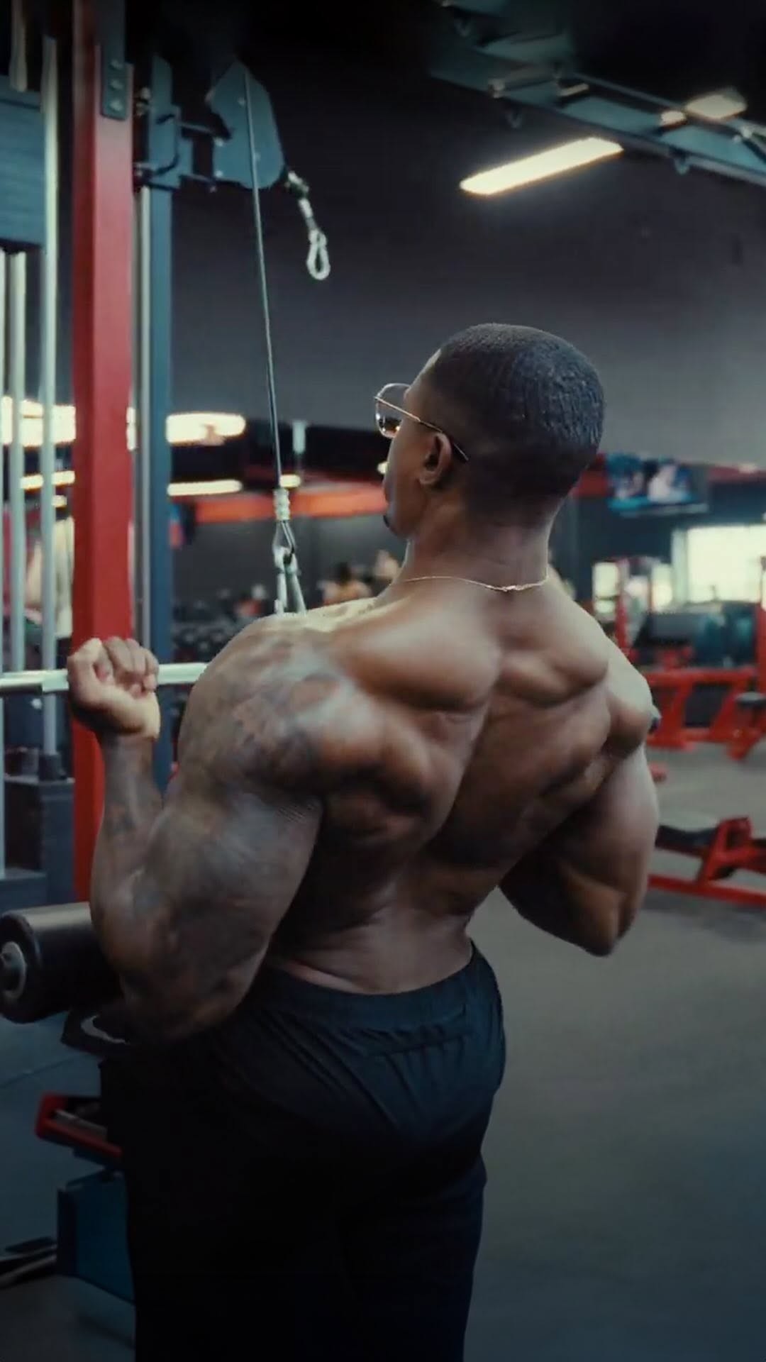 Instagram post by @simeonpanda for Inno Supps. Caption reads: Are you ready to crush back day with #InnoSupps....