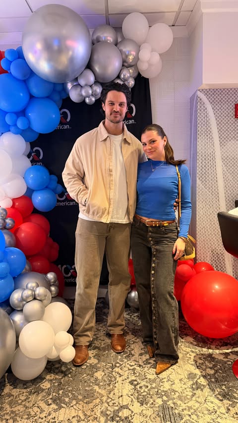 Instagram post by @spencer.conley for American Airlines. Caption reads: We’ve been overthinking our date nights! There’s....