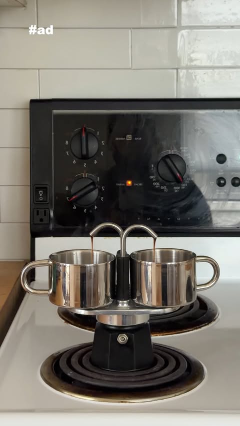 Instagram post by @tessmadalyn for Lavazza. Caption reads: family connected through coffee @lavazzaca #ad....