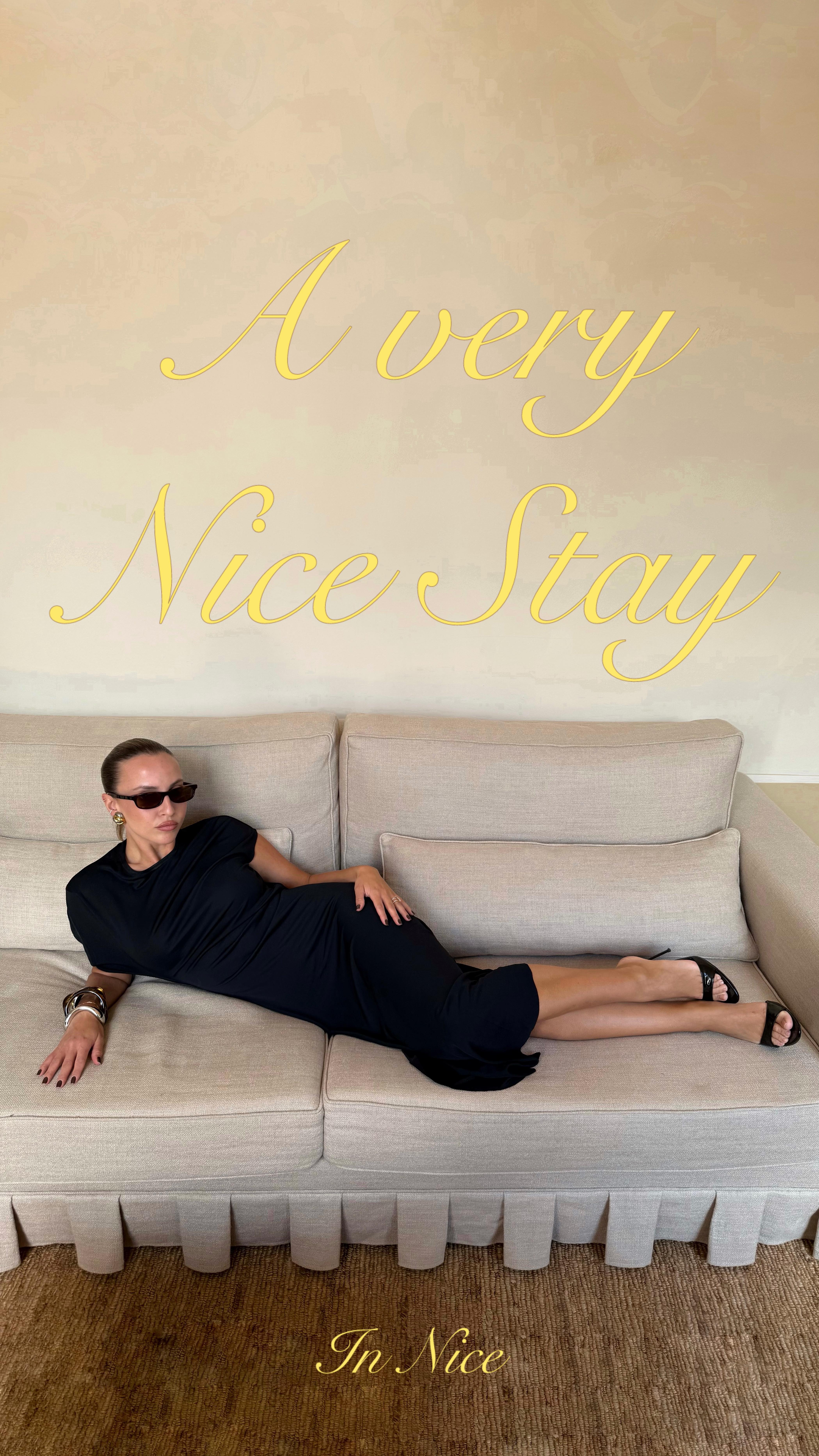 Instagram post by an influencer for NET-A-PORTER. Caption reads: Outfit rotation with @netaporter and....