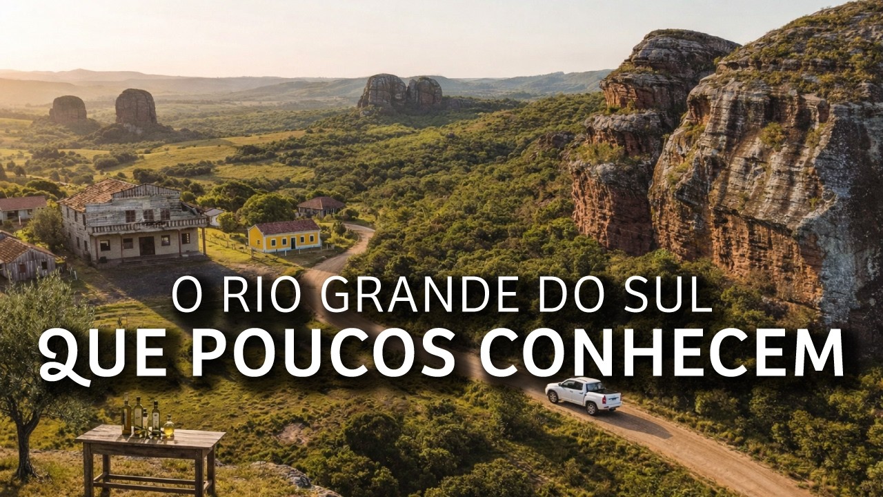 YouTube post by @rolefamilia for BOLD SNACKS. Caption reads: Neste vídeo, vamos explorar Caçapava do Sul, no....