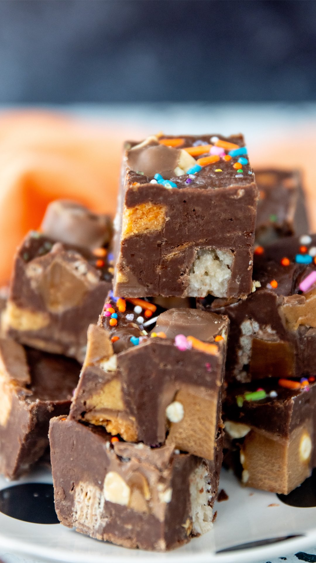 Instagram post by @milkandcardamom for Taste of Home. Caption reads: Too much Halloween candy? (Same.) Solution:....