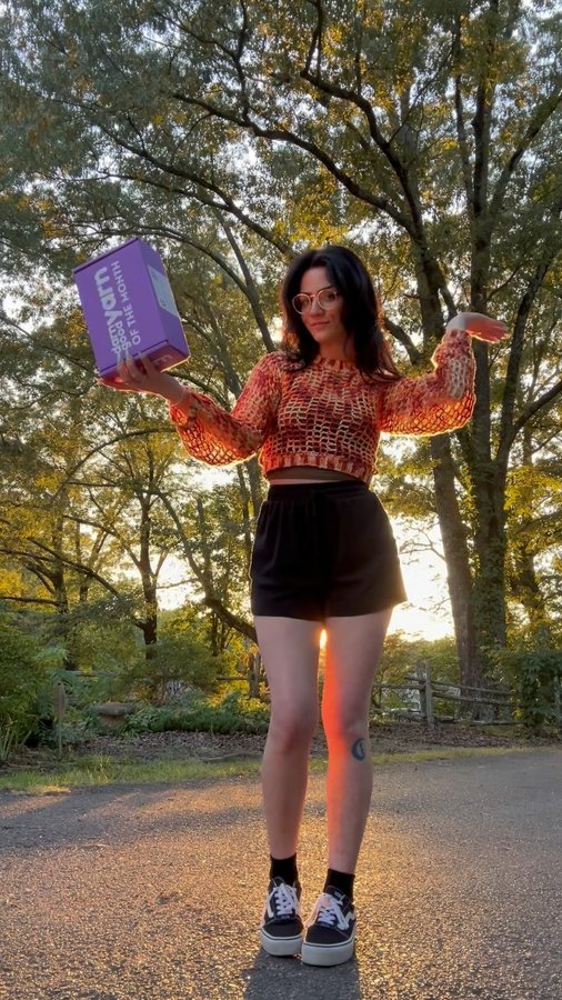 Instagram post by @brittanyjaxon for Darn Good Yarn. Caption reads: [...] 3 skeins a month??

Thank you again....