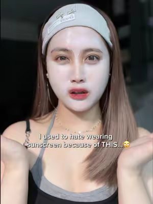 TikTok post by @trixjoyalcanar for FULLY Skincare. Caption reads: [...] sunscreen every day anymore 🤍 @FULLY....
