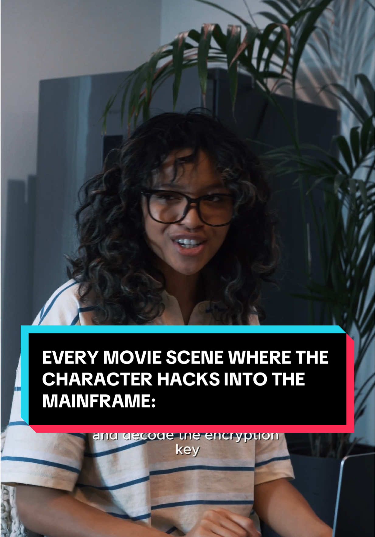 TikTok post by @laframbuesaa for KAYAK. Caption reads: Maybe she hacked it, maybe it's @KAYAK....