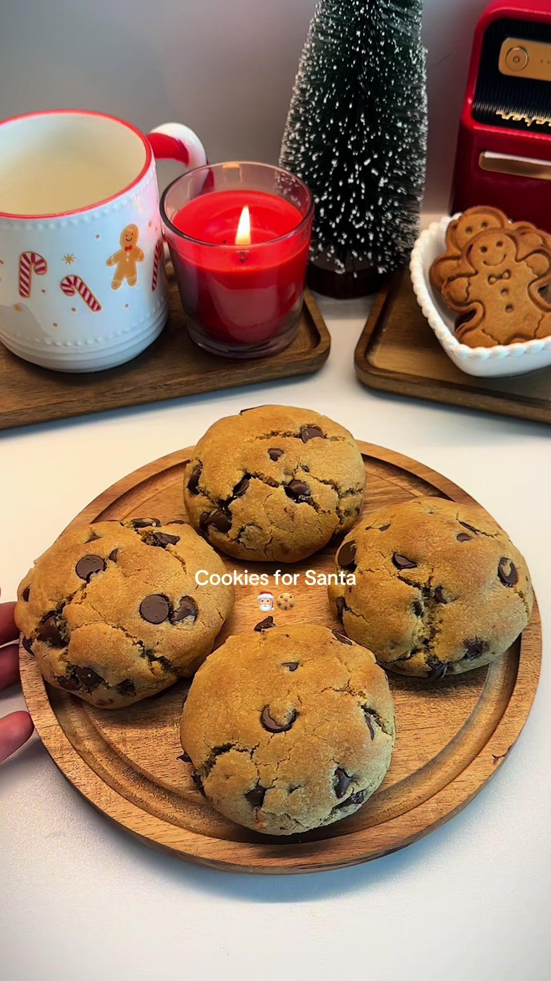 TikTok post by @bakeswithmarlene for NIIMBOT. Caption reads: [...] my Christmas gifts extra cute with the....