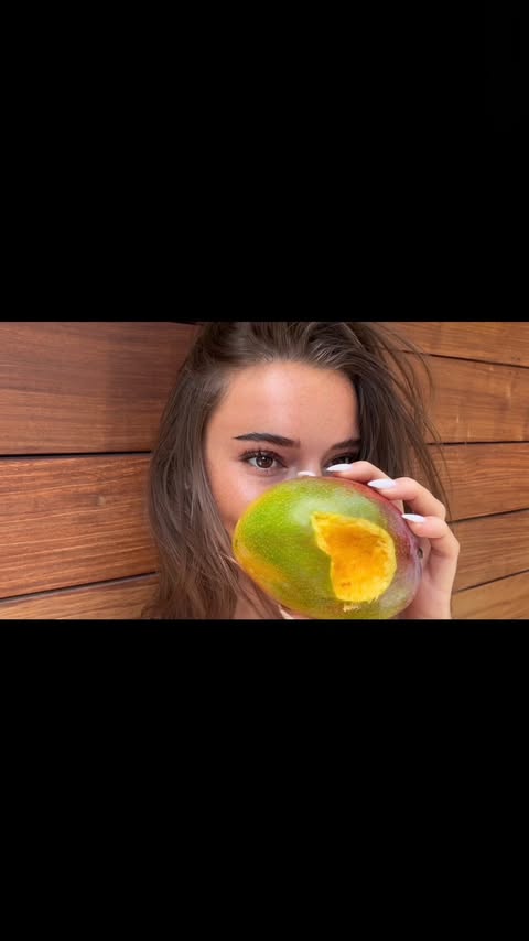 Instagram post by @evarankiin for TRIP. Caption reads: yummy mango deliciousness + malibu with....