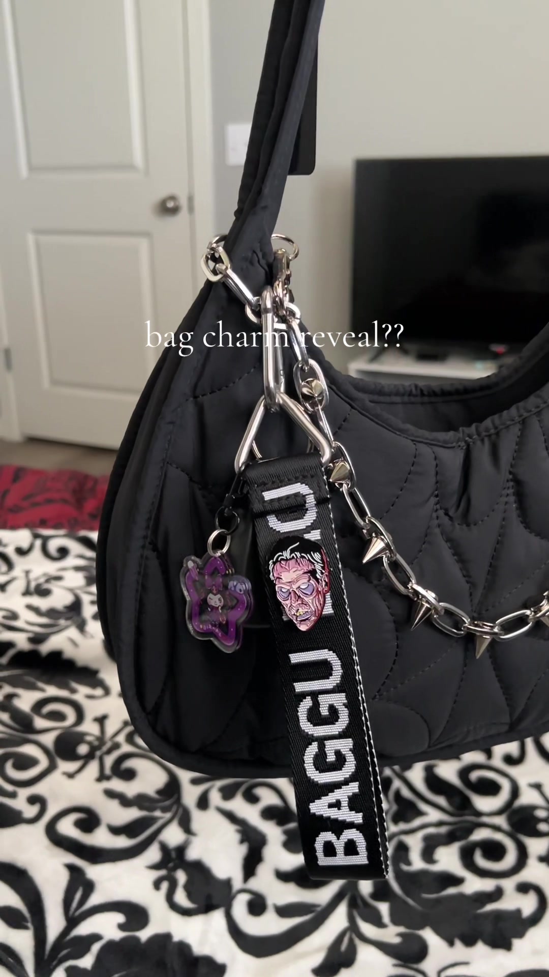 TikTok post by @girlfl3sh for Wicked Misfit. Caption reads: [...] season is near, meaning new bag!! @Wicked....