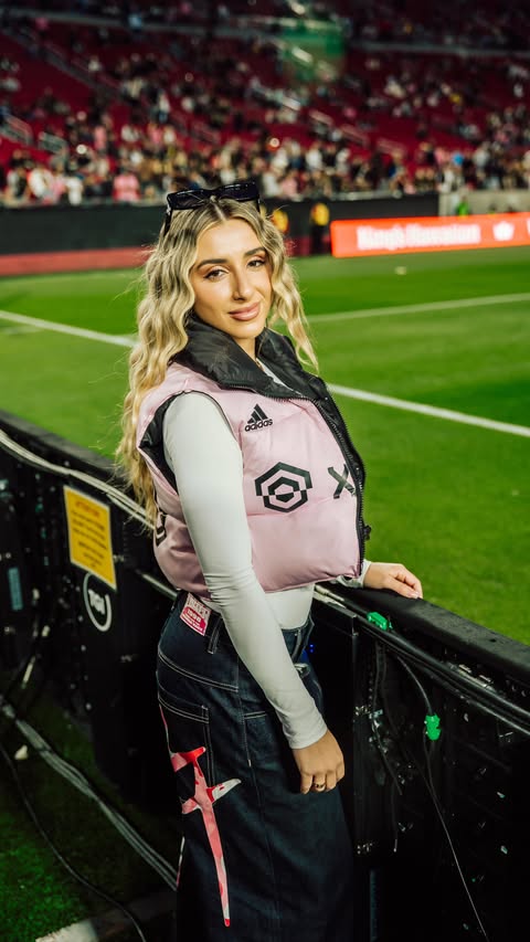 Instagram post by @jessicamacrina for Apple TV. Caption reads: [...] cinema. I’m excited to tune in on @appletv....