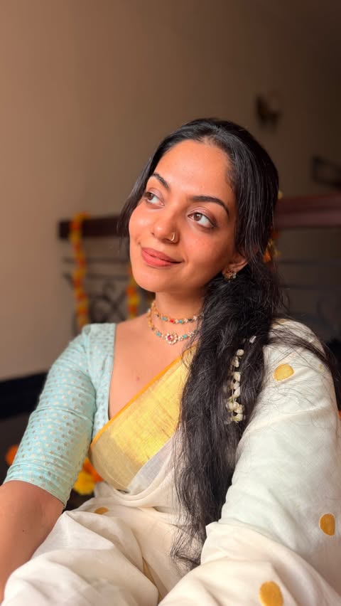 Instagram post by @ahaana_krishna for Episoft. Caption reads: Remember me starting to try out the....