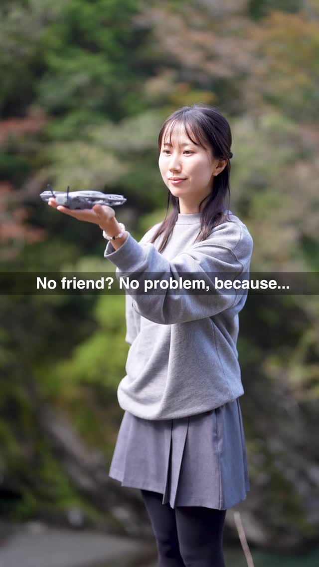 Instagram post by @i.am.yurichan for DJI. Caption reads: No friends? No problem.
Because I’ve got the DJI....