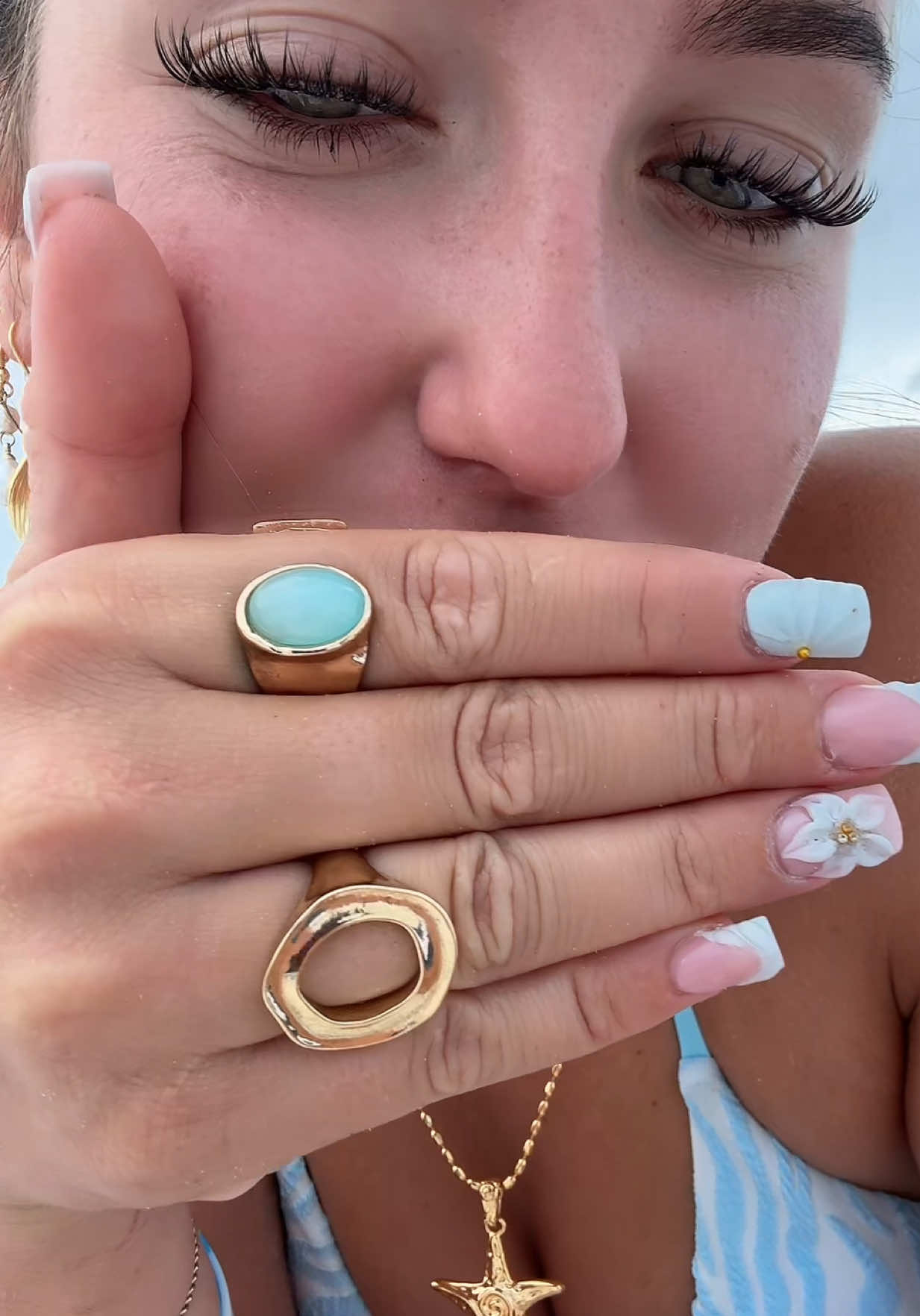 TikTok post by @jkozler2 for Ettika. Caption reads: Obsessed with my new ring @Ettika.