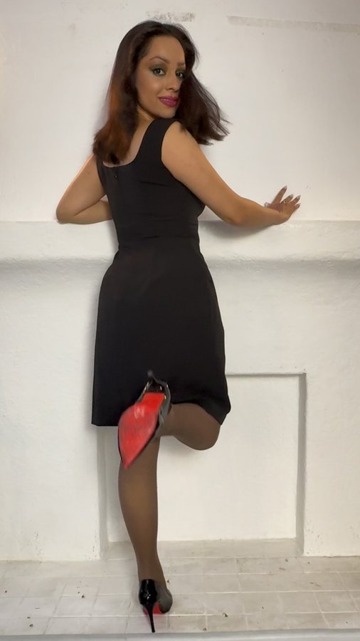 Instagram post by @svetlanatulasi for Heiress Beverly Hills. Caption reads: [...] a perfect Little Black Dress at....