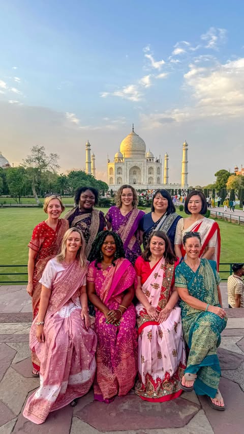 Instagram post by @thesojournies for Intrepid Travel. Caption reads: [...] doing everything alone 🇮🇳 So when....