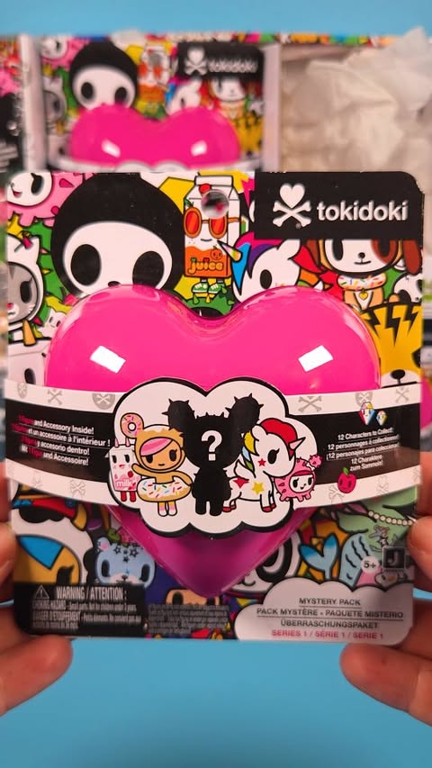 Instagram post by @minimysterys for Jazwares. Caption reads: AD | ASMR unboxing of Jazwares new Tokidoki Figure....