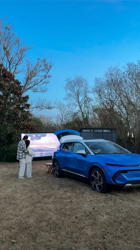 Instagram post by @bashabroad for chevrolet. Caption reads: [...] & dinner date just because with the....