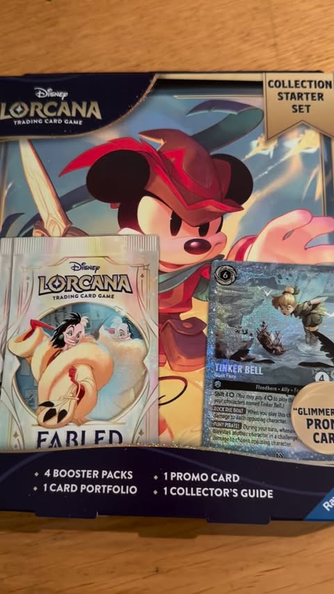 Instagram post by @isbellfamilyfun for Ravensburger. Caption reads: AD/Gifted 

Disney Lorcana 🤩 

For anyone wanting....