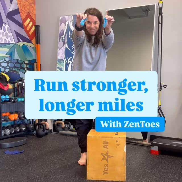 Instagram post by @drkatie_clare for ZenToes. Caption reads: [...] am so happy to have #partnered #ad with....