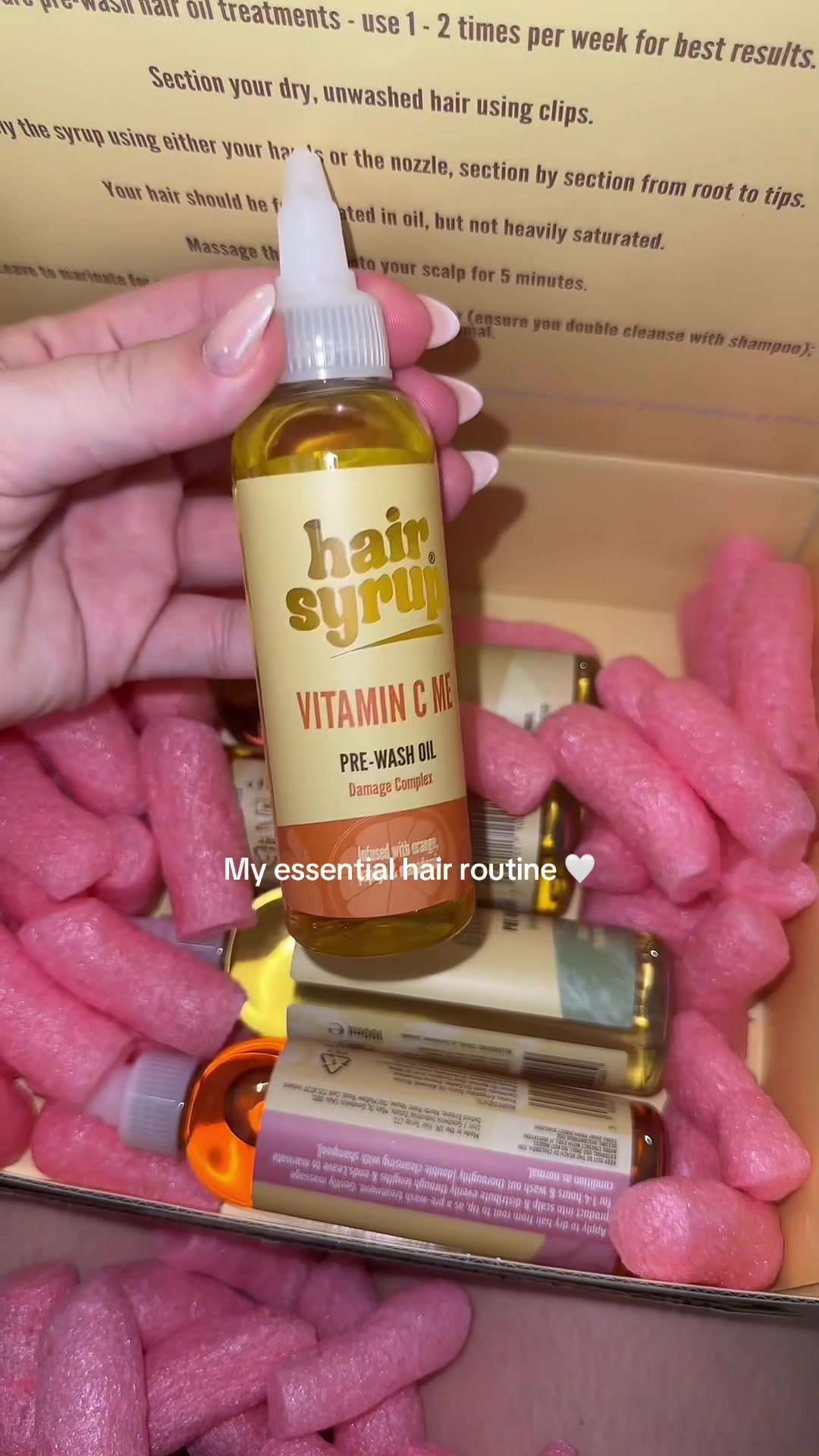 TikTok post by @ameliaparkin87 for Nature Spell. Caption reads: If anyone asks for my Christmas list it will be....