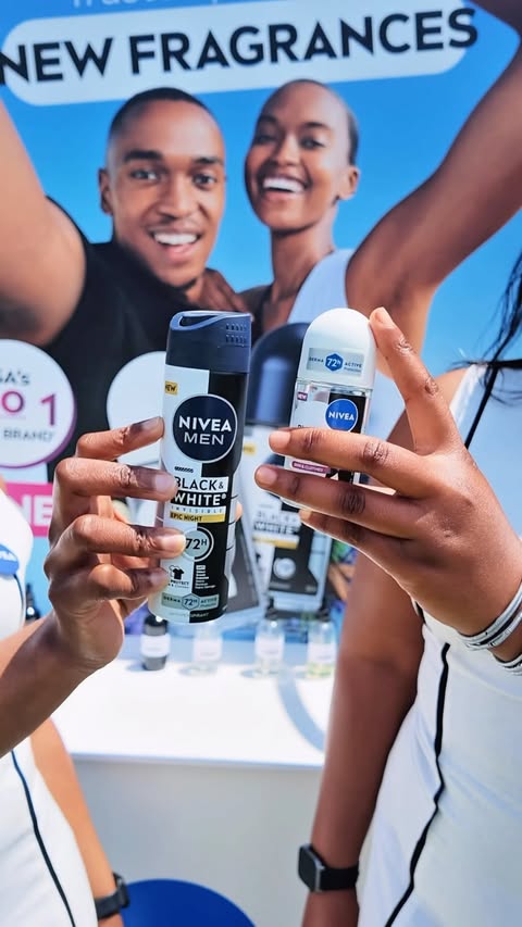 Instagram post by @lindani_styling for NIVEA South Africa. Caption reads: Own your Moment with NIVEA and Lindani Stylist.....