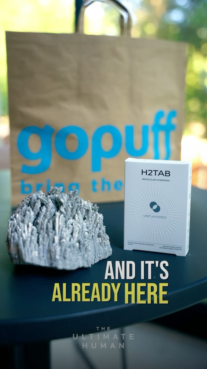 Instagram post by @garybrecka for Gopuff. Caption reads: 🚨 @drinkh2tab is officially LIVE on @gopuff....