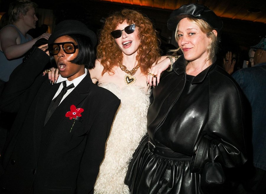 Instagram post by @cinemasociety for Vanity Fair. Caption reads: [...] off the new season with Peacock and....