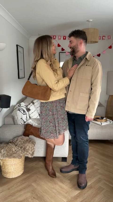 Instagram post by @dad_like_max for FatFace. Caption reads: [...] Valentines Date Day! Wearing all things....