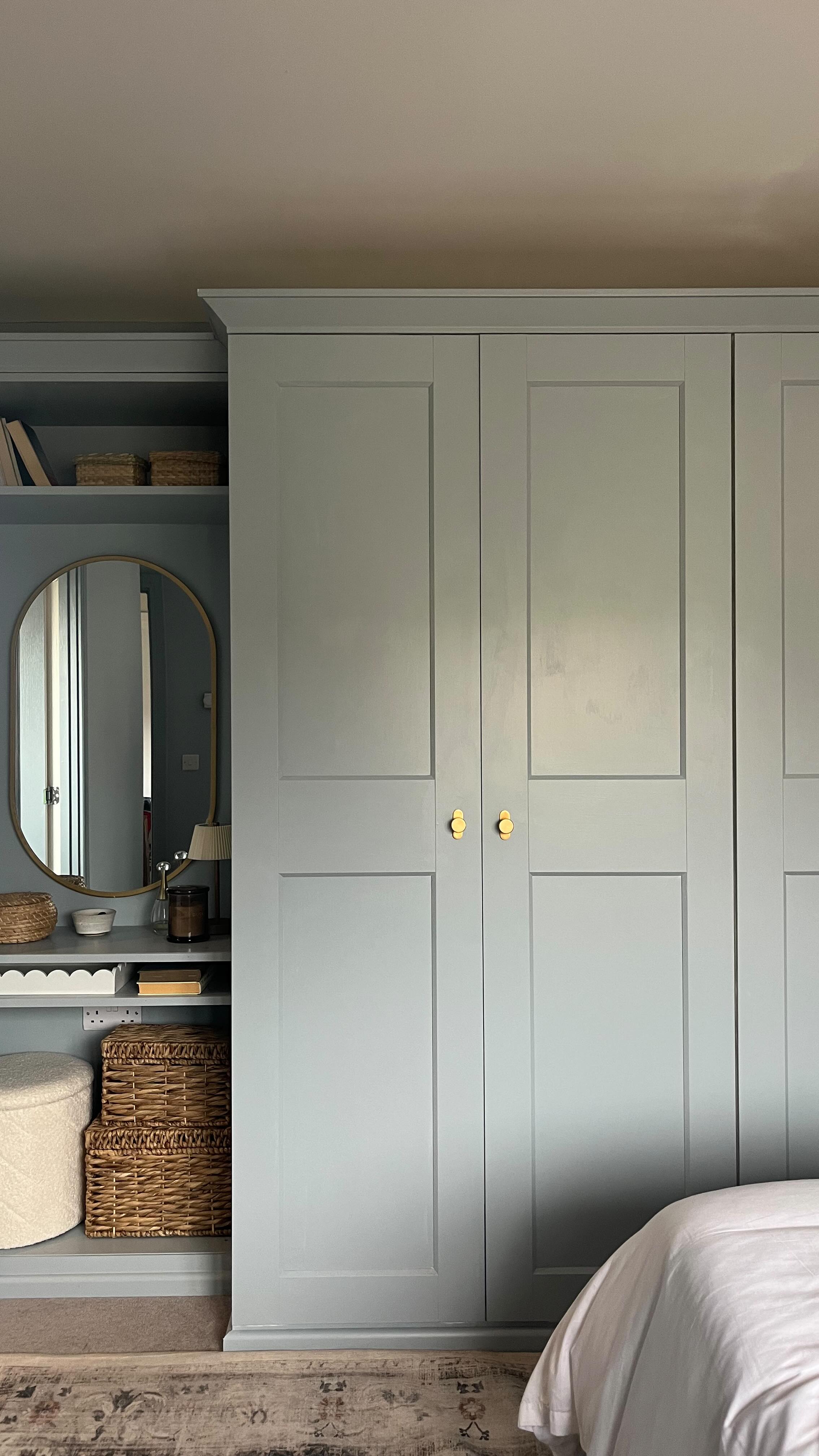 Instagram post by @fourthhome_ for Corston Architectural Detail. Caption reads: ad Another IKEA hack done- and this is one of my....