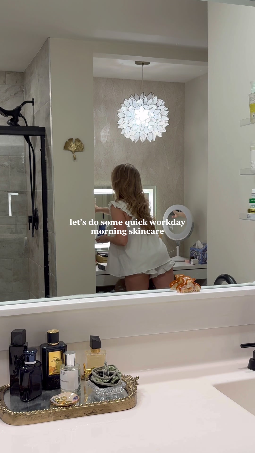 TikTok post by @megslifebelike for Drunk Elephant. Caption reads: #drunkelephantpartner Daily dose of vitamin C w/....