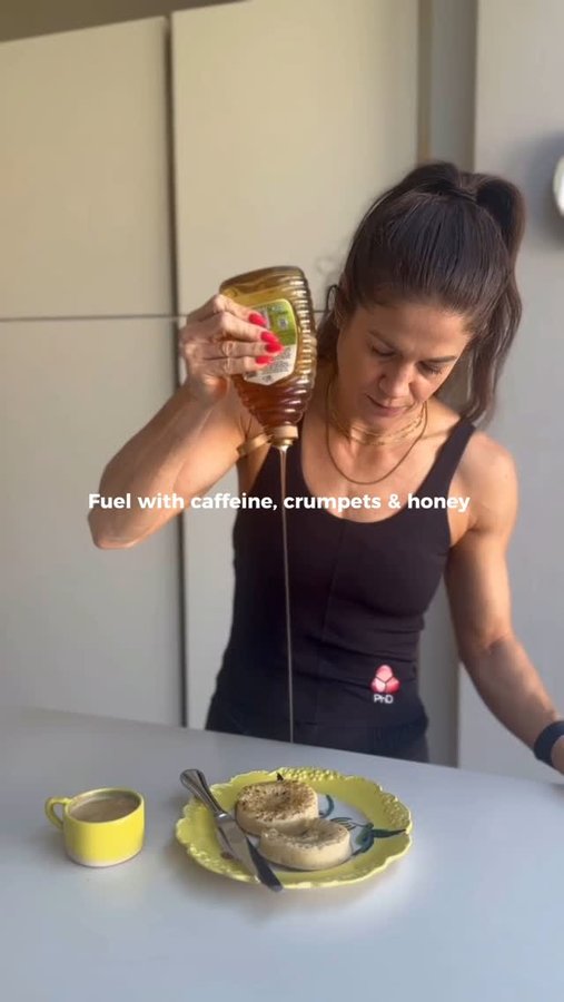 Instagram post by @skulptur.me for PhD Nutrition. Caption reads: ❌ Morning routine = fuel, focus, and feeling good....