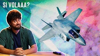 YouTube post by @GioPizzi for Cambly. Caption reads: Come sta l'Aeronautica Militare italiana?.