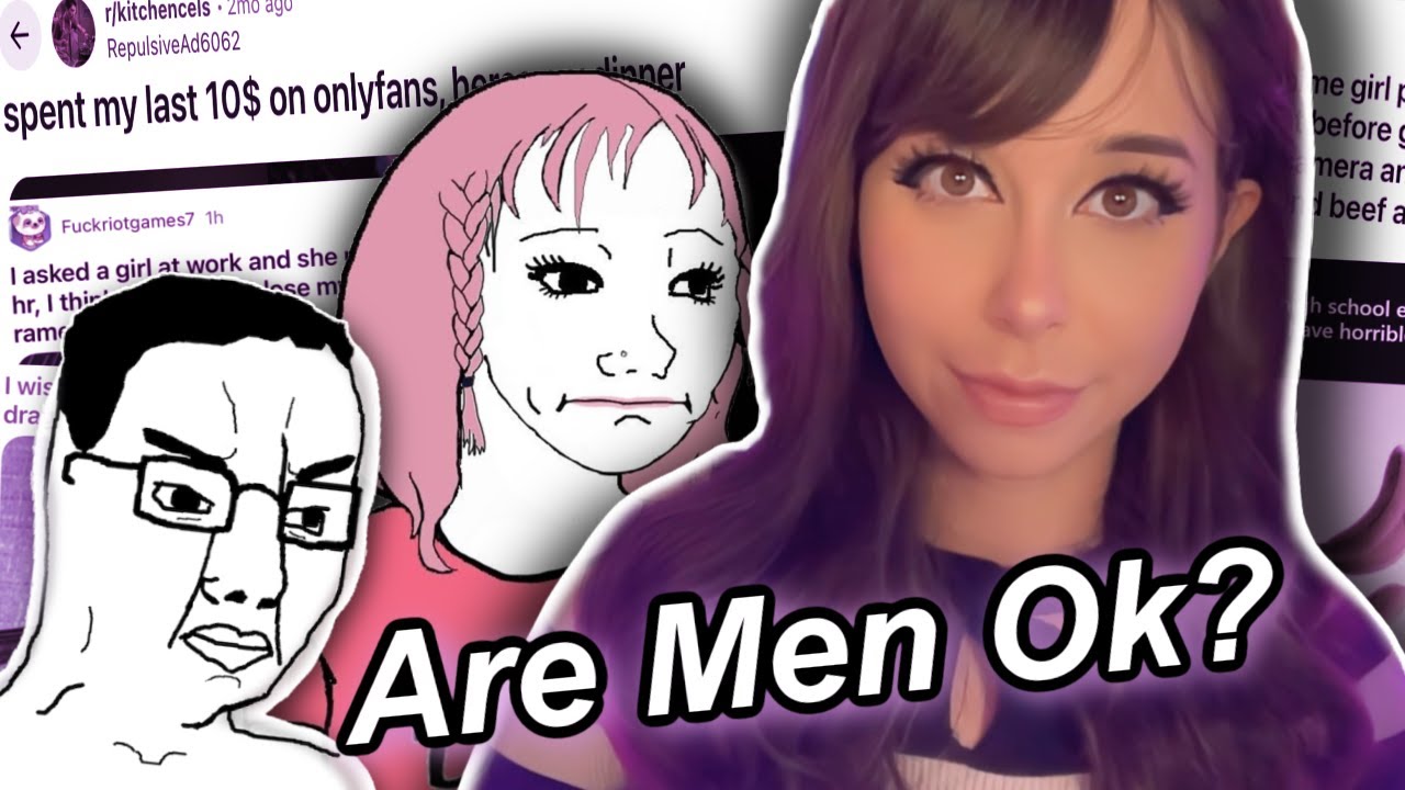 YouTube post by @Shoe0nHead for Imgur. Caption reads: Men on Reddit Are Not Ok.