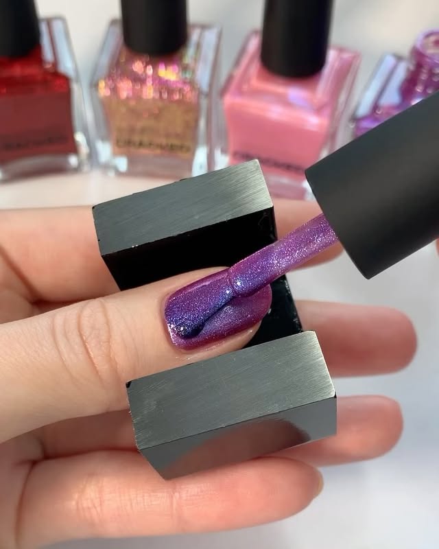 Instagram post by @audrey_swatches for Cracked Polish. Caption reads: Need a Last Minute Gift? The @crackedpolish....