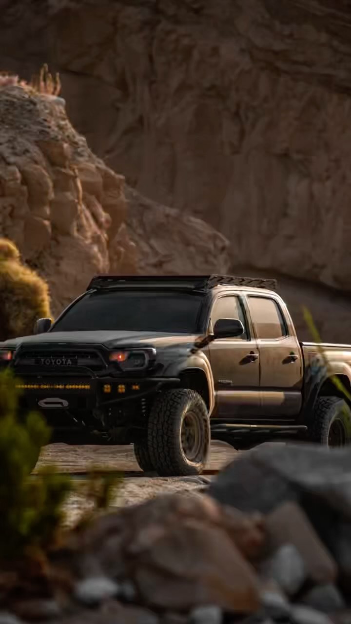 Instagram post by @asvp.luong for C4 Fabrication. Caption reads: [...] #yotatribe #yotaclub #Tacomaforce....