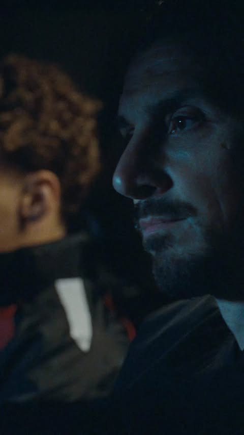 Instagram post by @zlatan for Volvo Cars. Caption reads: [...] player. Not Zlatan. Dad. #madebysweden....
